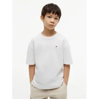 Tommy Hilfiger SCRIPT GRAPHIC T-SHI, YBR/White