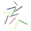 Bike Sticks For Wheel - Fiets staafjes voor in het rad - Gekleurd -