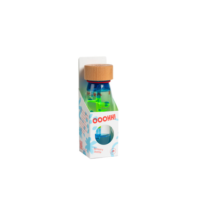 Petit Boum Sensorische Fles Spiraal  Blauw