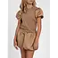 Satin T-Shirt 5057 Brown Sugar