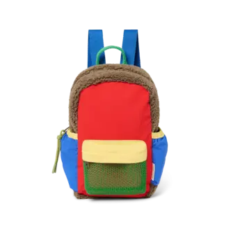 Studio Noos Fiery Red Patchwork Midi Backpack