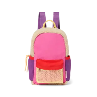 Studio Noos Bright Pink Patchwork Midi Backpack