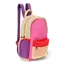 Bright Pink Patchwork Midi Backpack