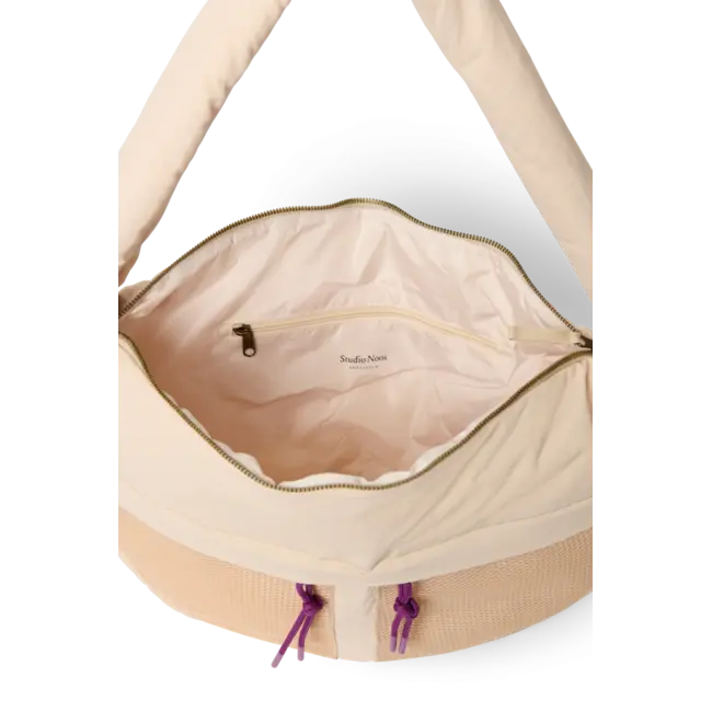 Patchwork Crossbody Bag Oatmeal