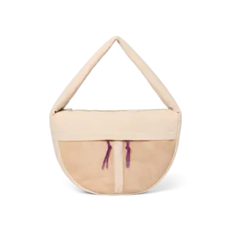 Patchwork Crossbody Bag Oatmeal