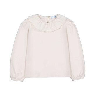 Mayoral Ruffled neckline blouse      32Soy