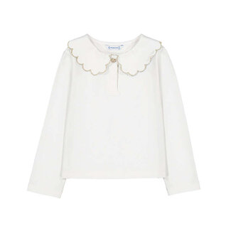 Mayoral L/s basic polo               39Nat-champa