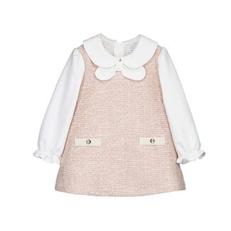 Mayoral Tweed-knit combined dress    29petisui