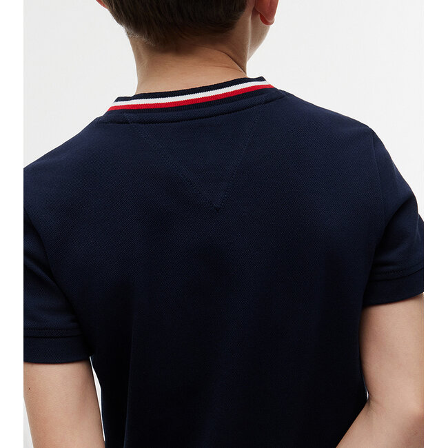 TAPE DETAIL PIQUE TO, C1G/Dark Night Navy