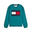 Tommy Hilfiger TEAM TOMMY SWEATSHIR, CT3/Platinum Teal