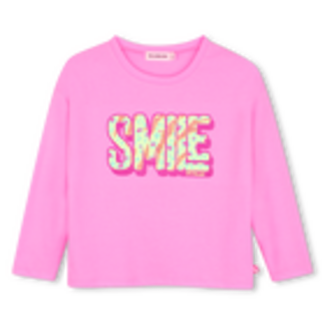 BILLIEBLUSH T-SHIRT LANGE MOUWEN 462 ROZE