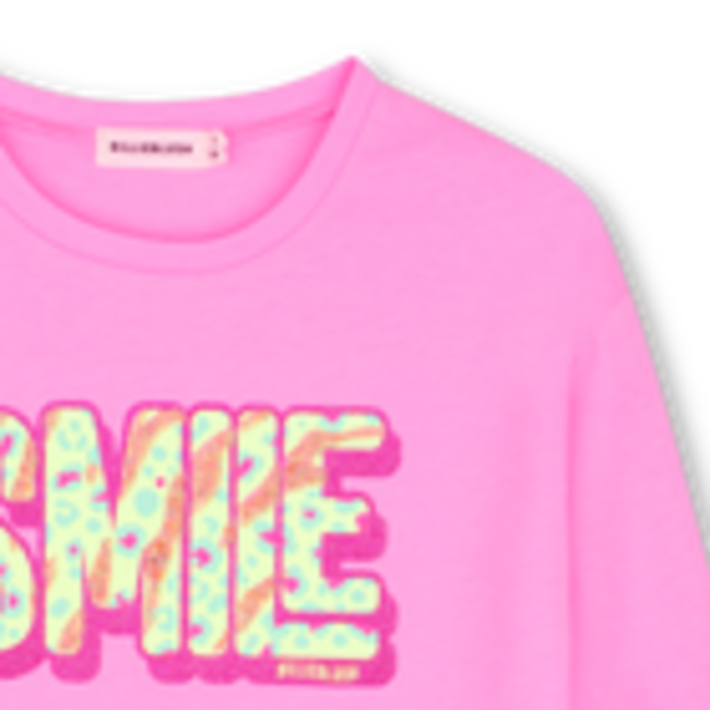 T-SHIRT LANGE MOUWEN 462 ROZE