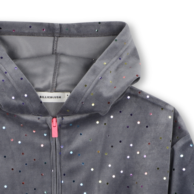 VEST MET KAP 083 ANTRACIET