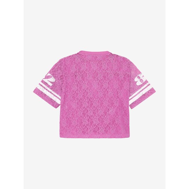 T-shirt Wide Lace  Purple/6023/Rosebud