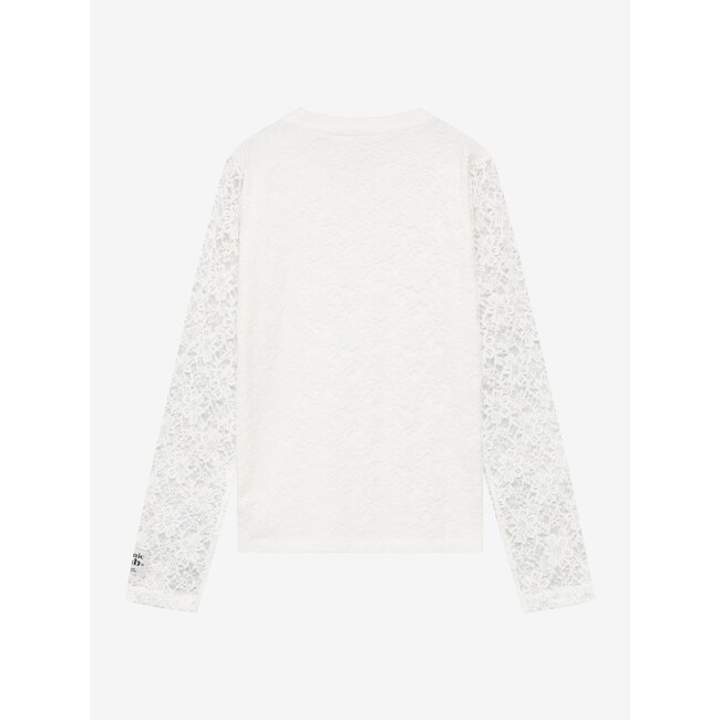 Longsleeve Lace  White/1103/Cloud