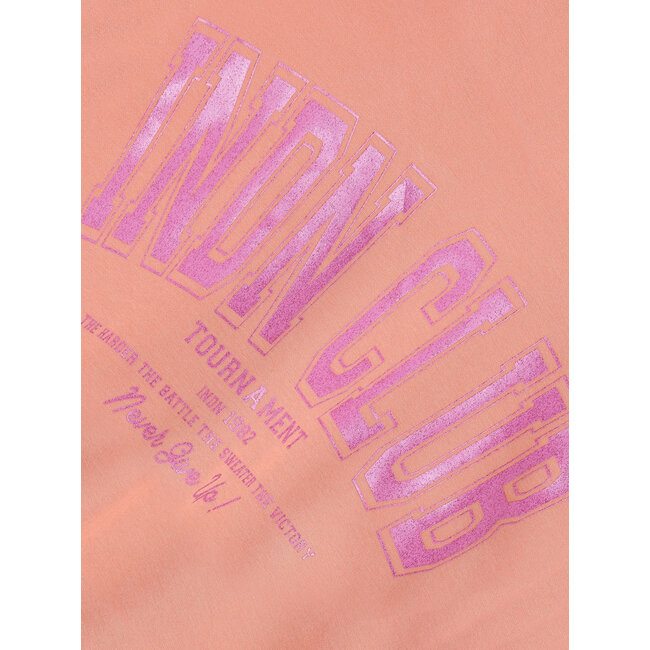 Sweater Cropped Glitter Pink/5340/Burnt Coral