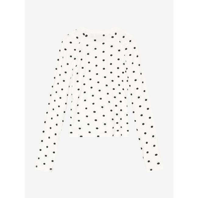Longsleeve Polkadot  White/1103/Cloud