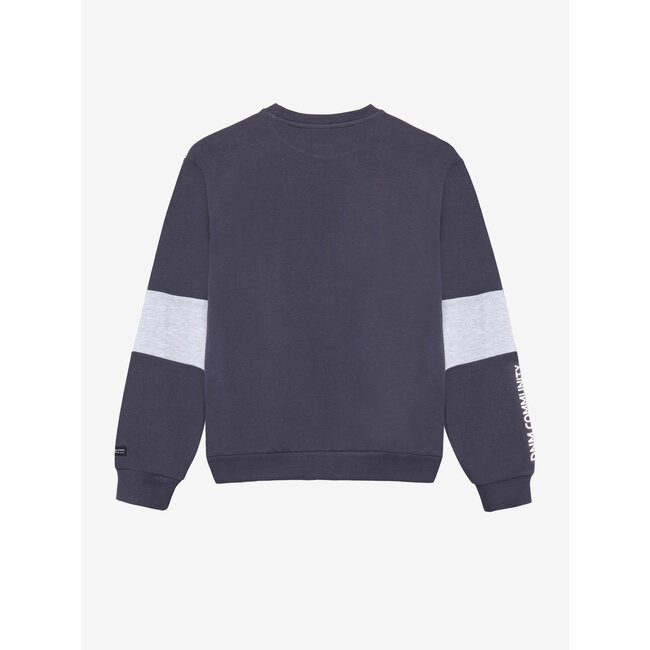 Loose Fit Sweat Chest Brushed /6541/Dusty Dark Purple