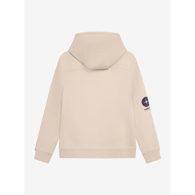 Hoodie Indian Blue Brushed  /2156/Pale Sand