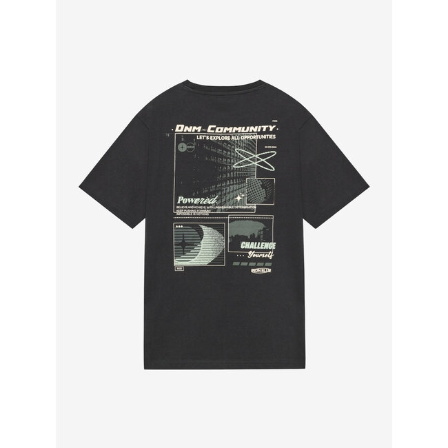 Loose Fit T-Shirt Indian Blue Grey/1961/Antra Ash