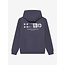 Hoodie Backprint Brushed /6541/Dusty Dark Purple