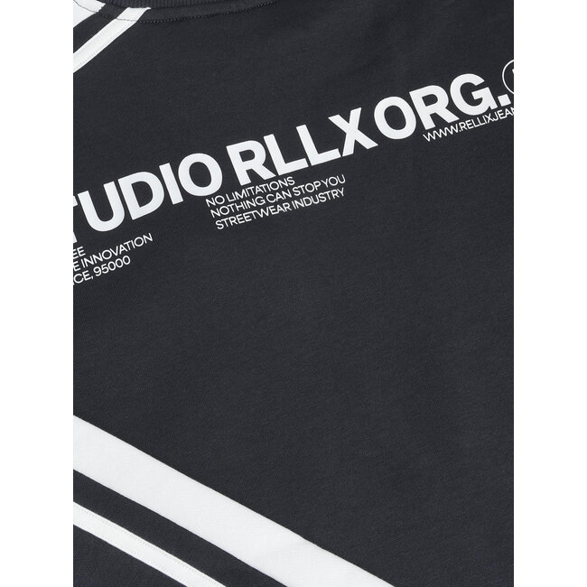 Sweater RLX Cut and Sew Brush Grey 1895 Mid Antra