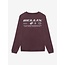 Sweater Rellix Backprint Brush  4222 Dusty Bordeaux