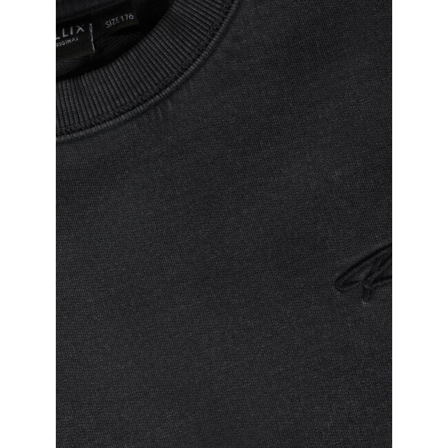 Oversized T-Shirt Basic Washed Grey 1895 Mid Antra