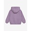 Oversized Hoodie Chest Print  Purple 6986 Purple Melange