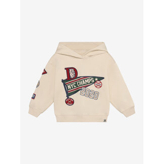 DAILY7 Oversized Hoodie Badges  Sand 2020 Sandshell