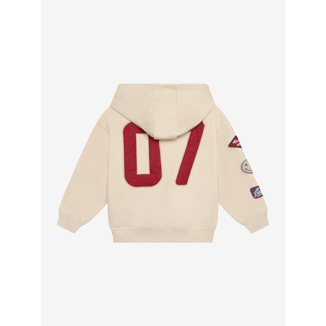 Oversized Hoodie Badges  Sand 2020 Sandshell