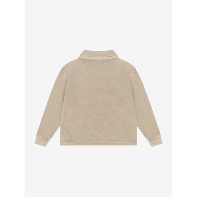 T-shirt Longsleeve Collar  Brown 2120 Ginger Root