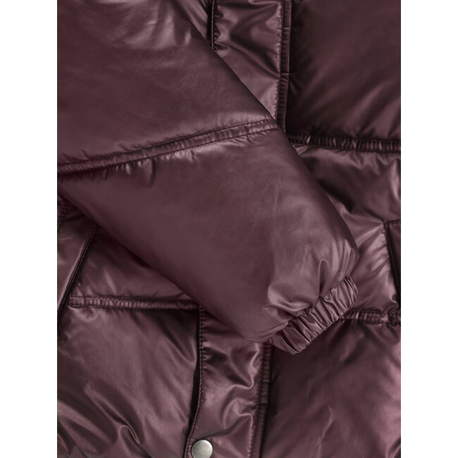 Metallic Jacket  Burgundy 6599 Huckleberry