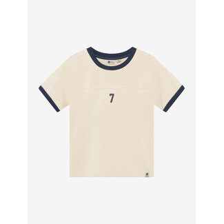 DAILY7 T-shirt Contrast  Sand 2020 Sandshell