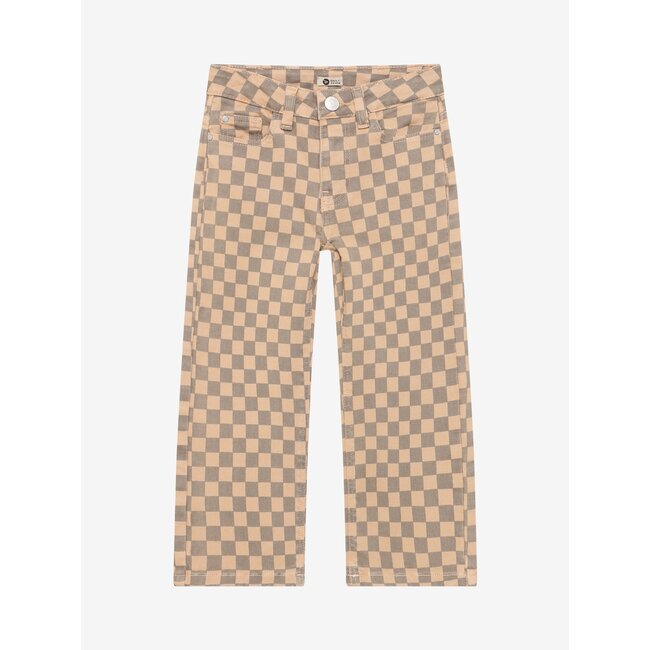 Wide Fit Check  Brown 2120 Ginger Root