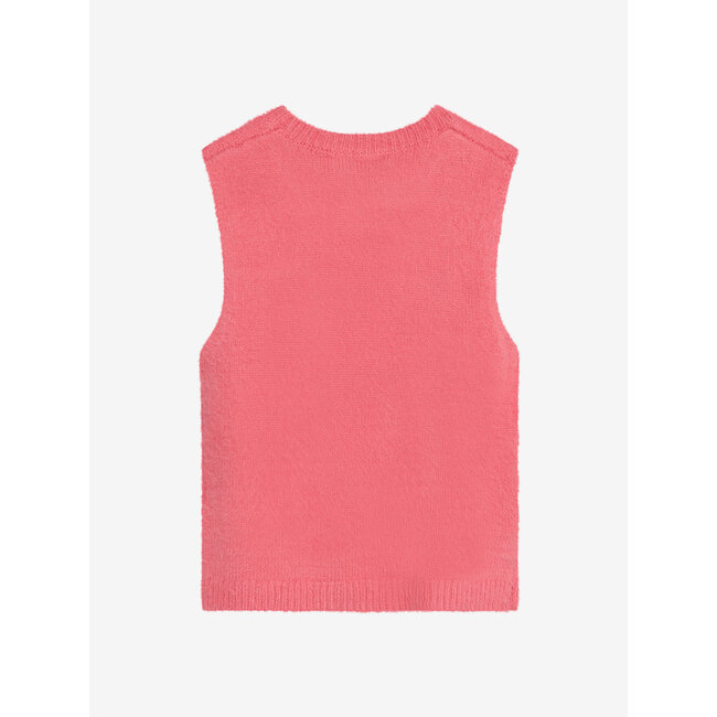 Knitted Vest  Pink 5521 Desert Rose