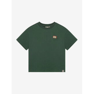 DAILY7 Oversized T-shirt Backprint   Green 9914 Jungle Green