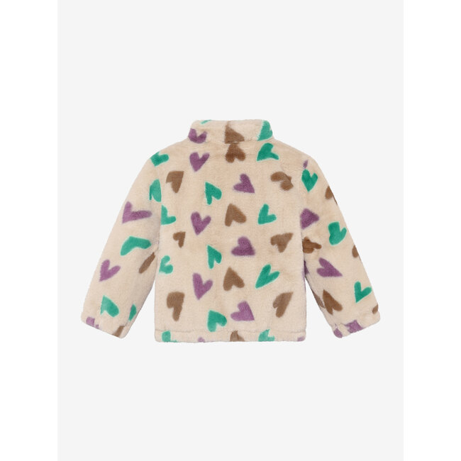 Teddy Jacket Hearts  Sand 2020 Sandshell