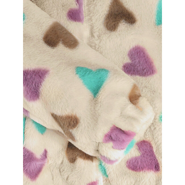 Teddy Jacket Hearts  Sand 2020 Sandshell