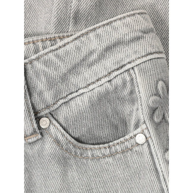 Denim Wide Fit Embossing  Grey 1170 Light Grey Denim