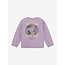 Oversized Sweater Backprint  Purple 6986 Purple Melange