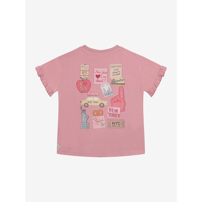 T-shirt Backprint  Purple 6008 Lilas