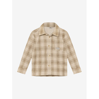 DAILY7 Fancy Check Shirt  Brown 2120 Ginger Root