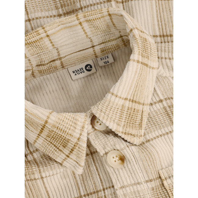 Fancy Check Shirt  Brown 2120 Ginger Root