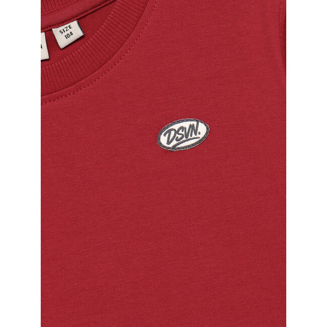 T-shirt Basic  Red 4653 Rythmic Red