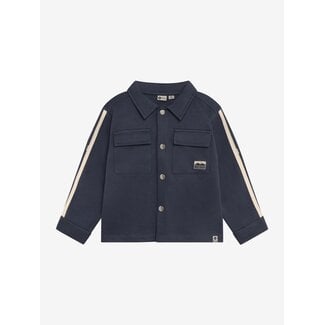 DAILY7 Shirt Jacket Backprint  Grey 3930 Odyssey Gray
