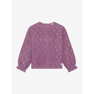DAILY7 T-shirt Longsleeve Lace  Purple 6639 Valerian