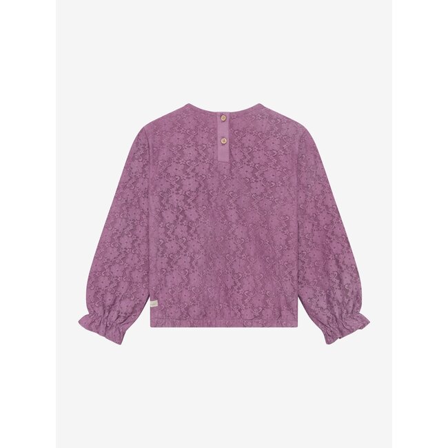 T-shirt Longsleeve Lace  Purple 6639 Valerian