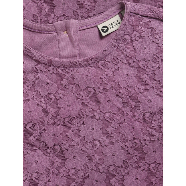 T-shirt Longsleeve Lace  Purple 6639 Valerian
