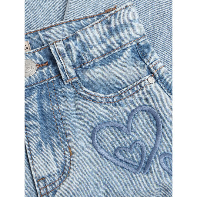 Denim Mom Fit Heart  Blue 7151 Medium Denim